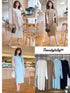 Casual Knitted Wear Dresses With Sweater Set